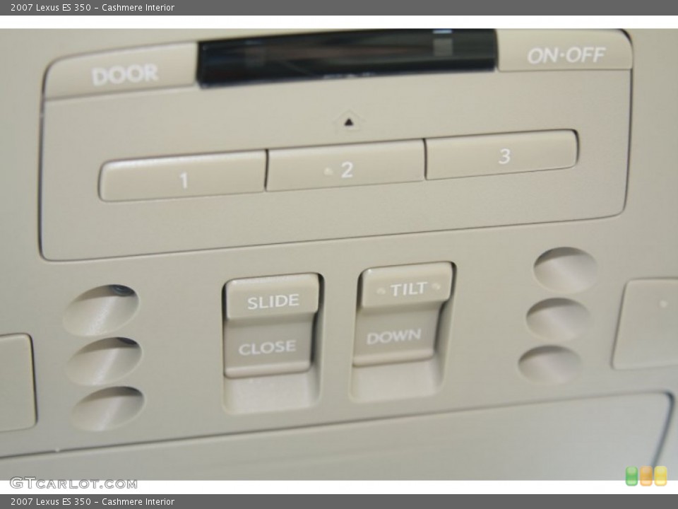 Cashmere Interior Controls for the 2007 Lexus ES 350 #53718714