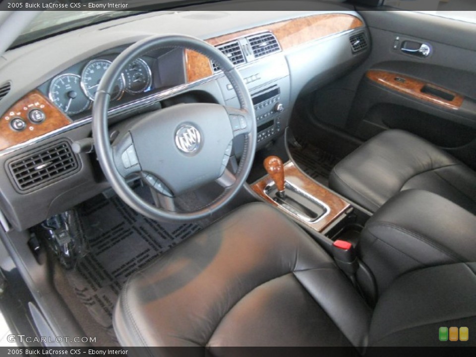 Ebony Interior Photo for the 2005 Buick LaCrosse CXS #53720346