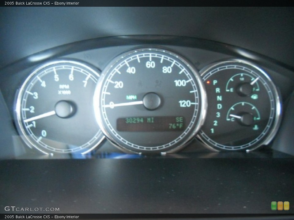 Ebony Interior Gauges for the 2005 Buick LaCrosse CXS #53720433