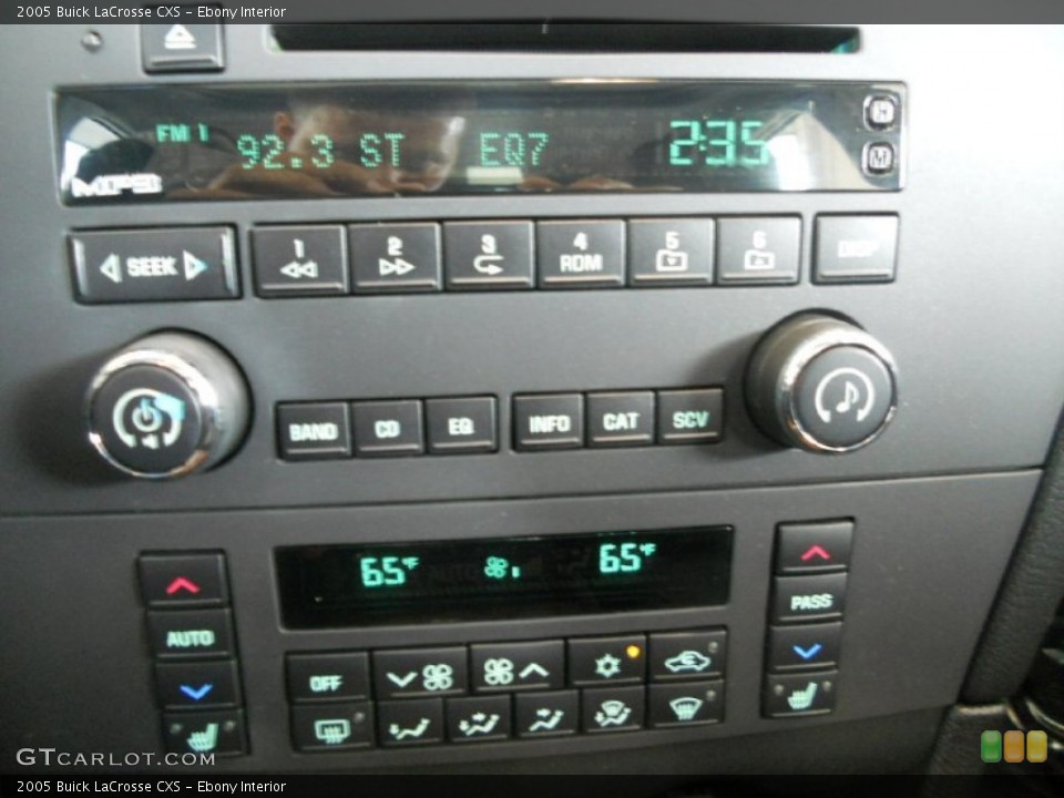 Ebony Interior Controls for the 2005 Buick LaCrosse CXS #53720451