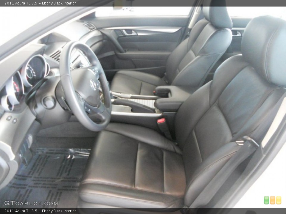 Ebony Black Interior Photo for the 2011 Acura TL 3.5 #53720898