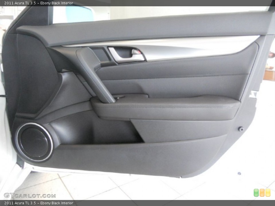 Ebony Black Interior Door Panel for the 2011 Acura TL 3.5 #53720916