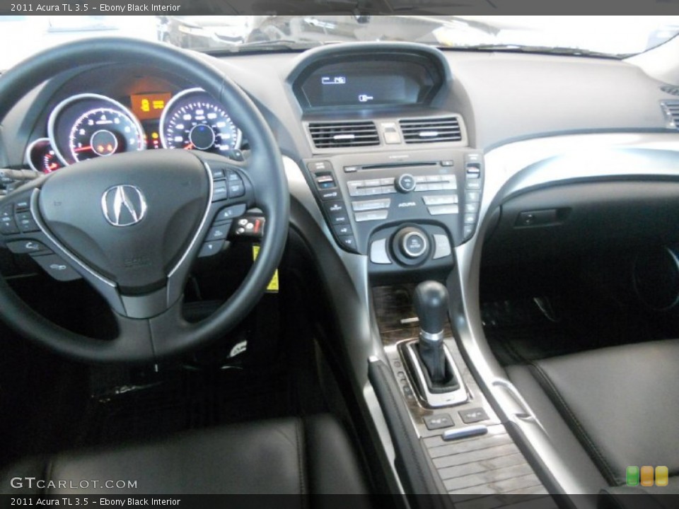 Ebony Black Interior Dashboard for the 2011 Acura TL 3.5 #53720964