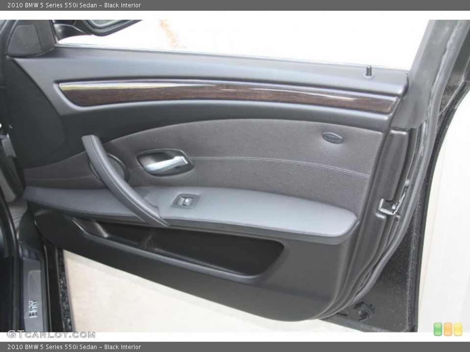 Black Interior Door Panel for the 2010 BMW 5 Series 550i Sedan #53721294