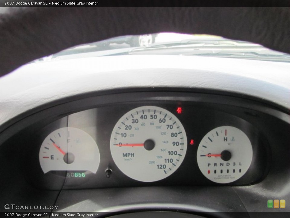 Medium Slate Gray Interior Gauges for the 2007 Dodge Caravan SE #53724075