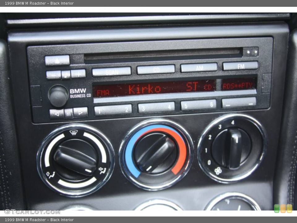 Black Interior Controls for the 1999 BMW M Roadster #53725500