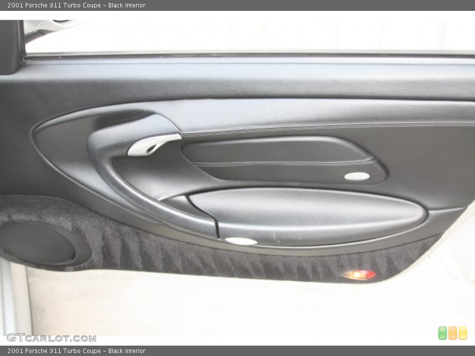 Black Interior Door Panel for the 2001 Porsche 911 Turbo Coupe #53725697