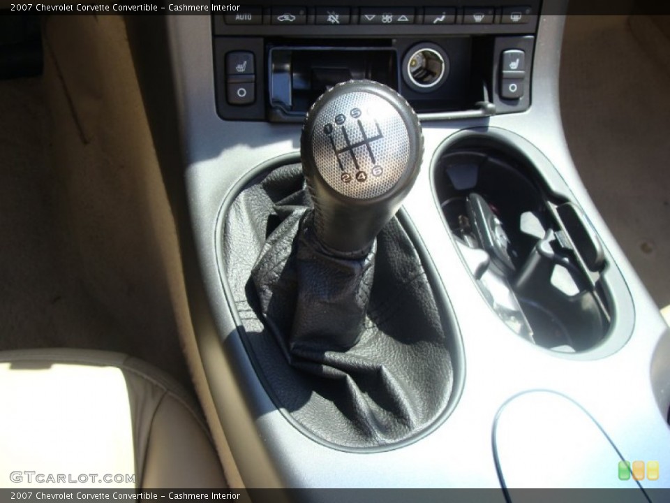 Cashmere Interior Transmission for the 2007 Chevrolet Corvette Convertible #53727402