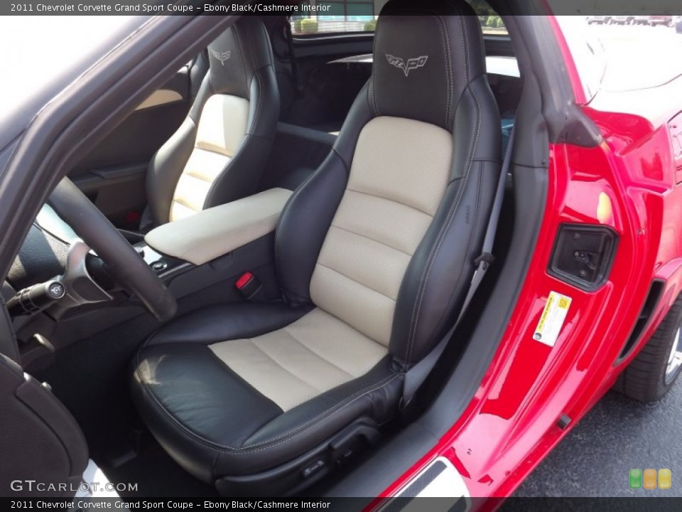 Ebony Black/Cashmere Interior Photo for the 2011 Chevrolet Corvette Grand Sport Coupe #53730819