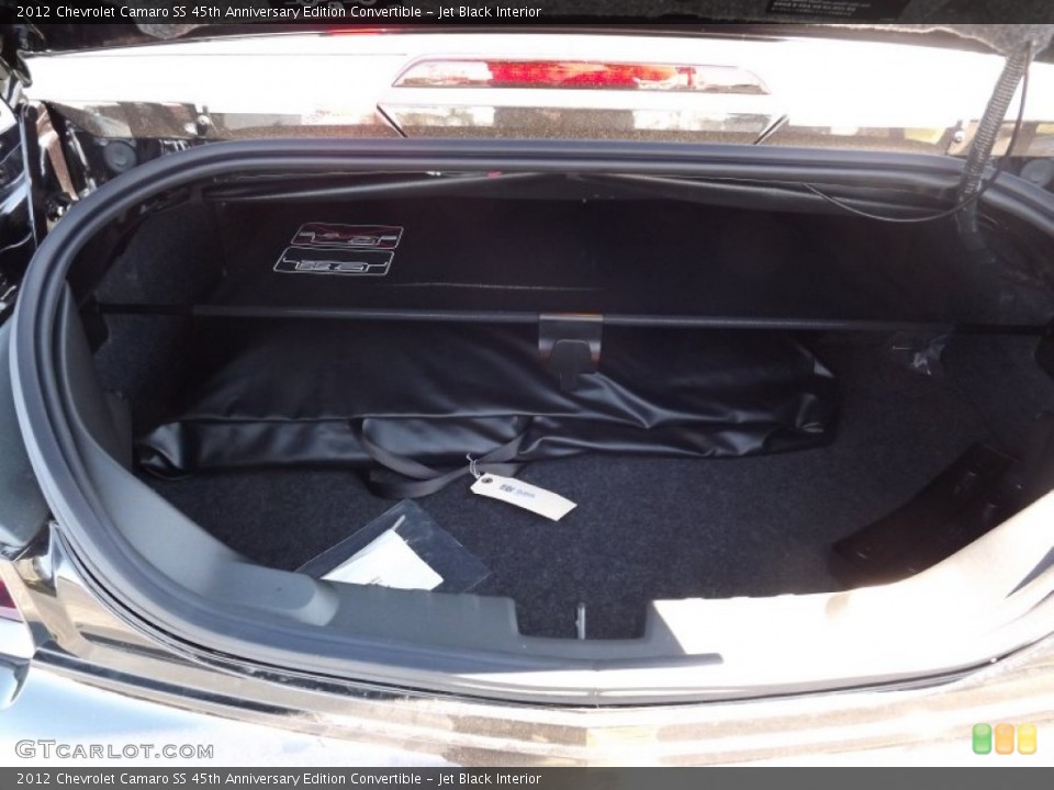Jet Black Interior Trunk for the 2012 Chevrolet Camaro SS 45th Anniversary Edition Convertible #53731975