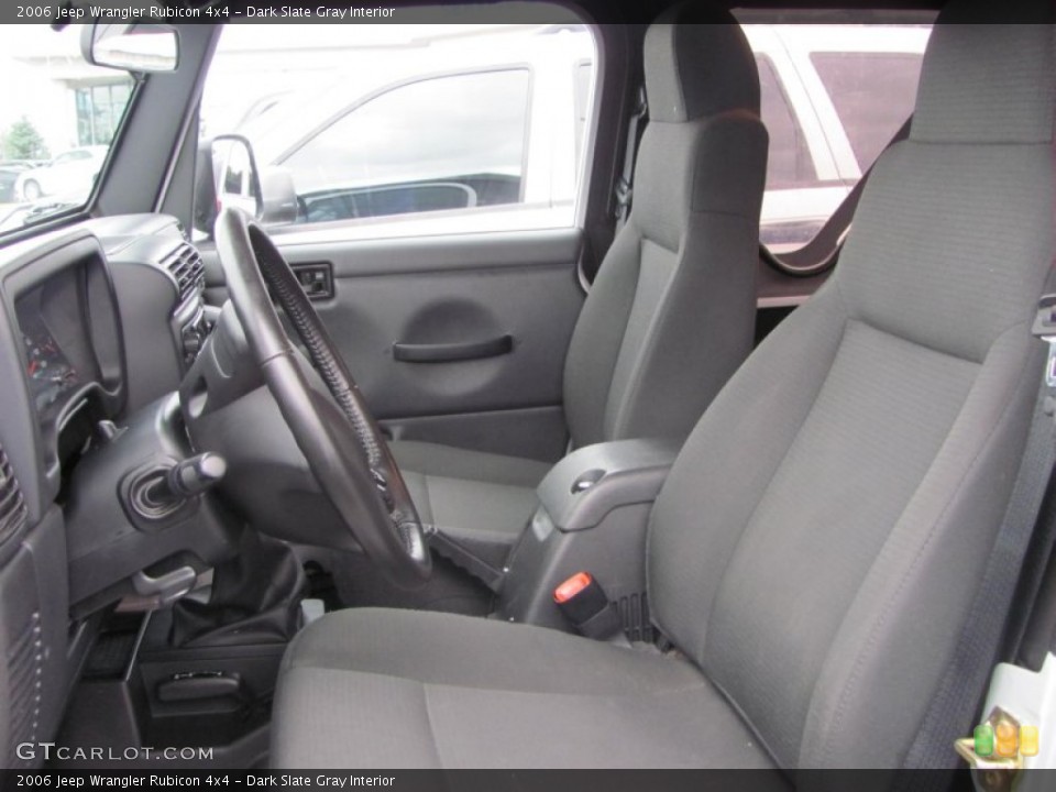 Dark Slate Gray Interior Photo for the 2006 Jeep Wrangler Rubicon 4x4 #53732415