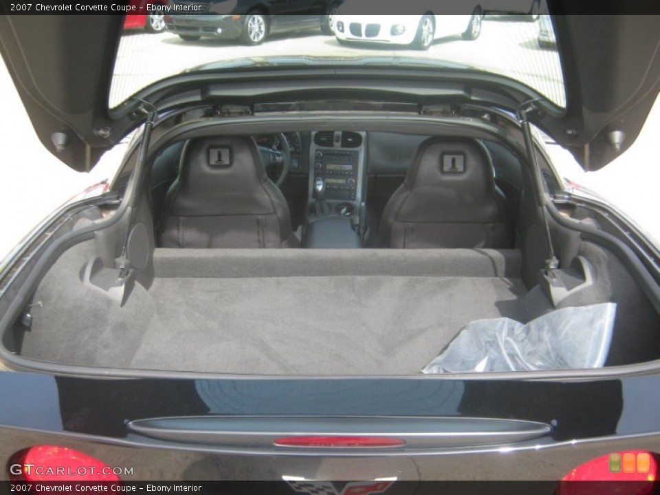 Ebony Interior Trunk for the 2007 Chevrolet Corvette Coupe #53733078