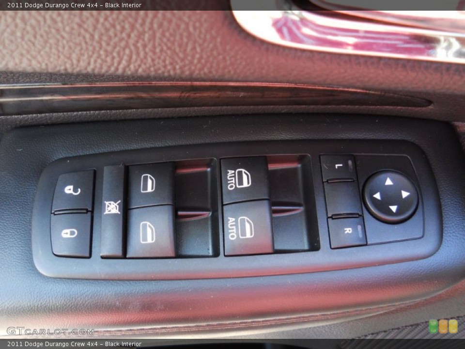 Black Interior Controls for the 2011 Dodge Durango Crew 4x4 #53734779