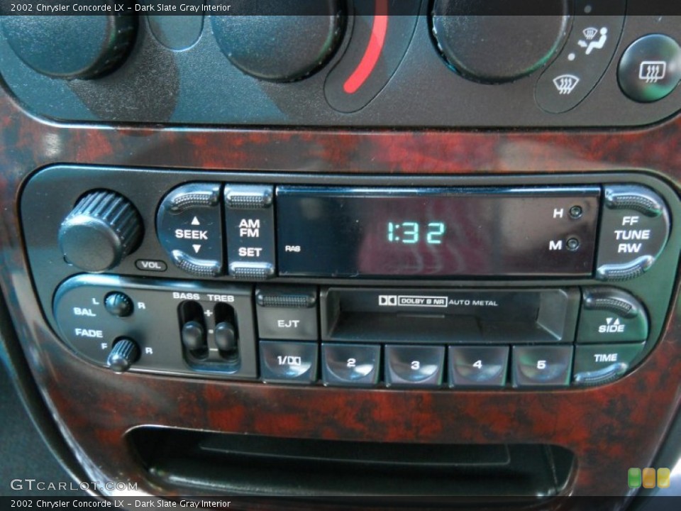 Dark Slate Gray Interior Audio System for the 2002 Chrysler Concorde LX #53735058