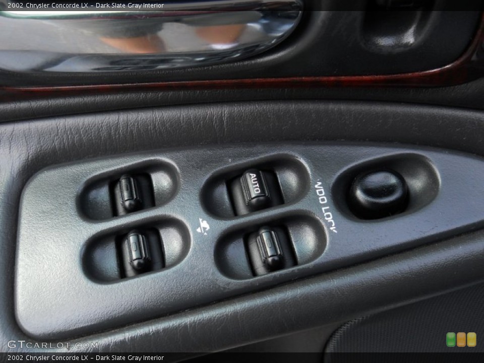 Dark Slate Gray Interior Controls for the 2002 Chrysler Concorde LX #53735094
