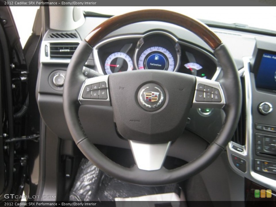 Ebony/Ebony Interior Steering Wheel for the 2012 Cadillac SRX Performance #53735880
