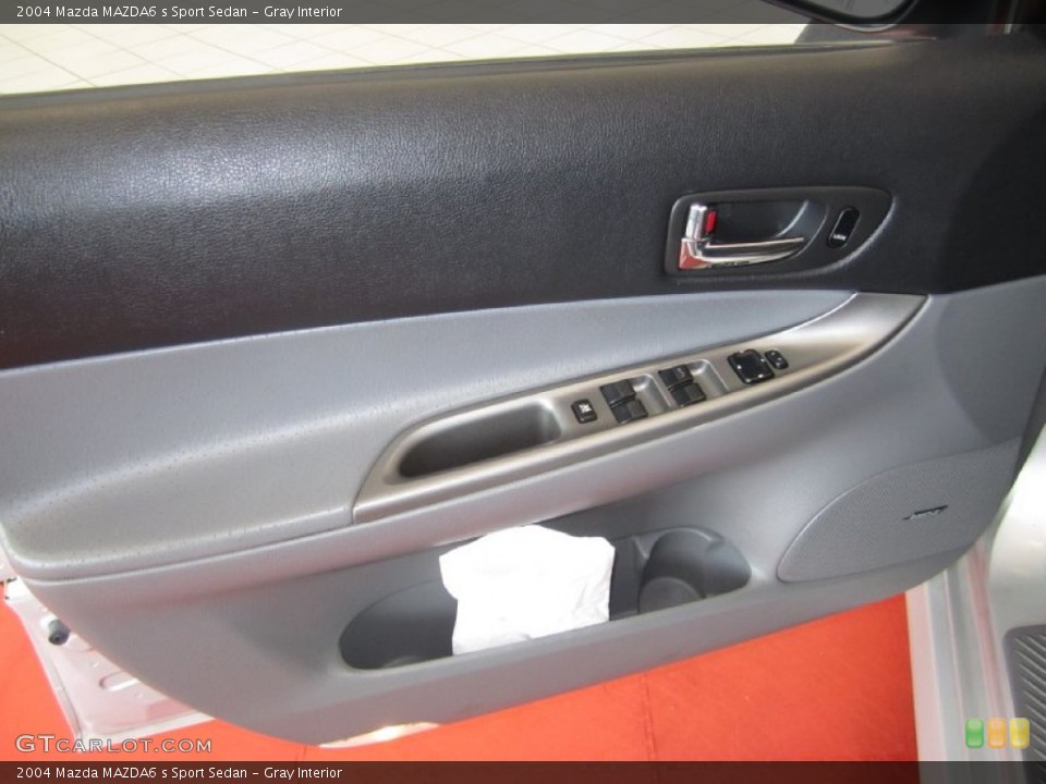 Gray Interior Door Panel for the 2004 Mazda MAZDA6 s Sport Sedan #53737032