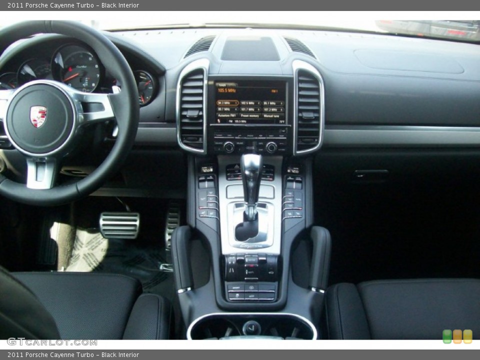 Black Interior Dashboard for the 2011 Porsche Cayenne Turbo #53738538