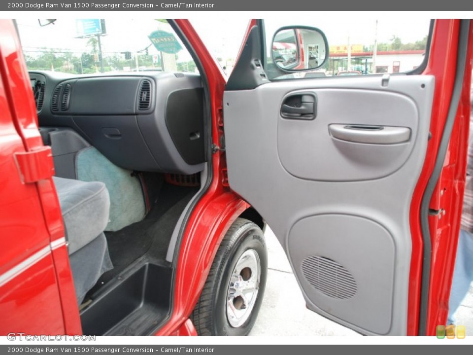 Camel/Tan Interior Door Panel for the 2000 Dodge Ram Van 1500 Passenger Conversion #53739004