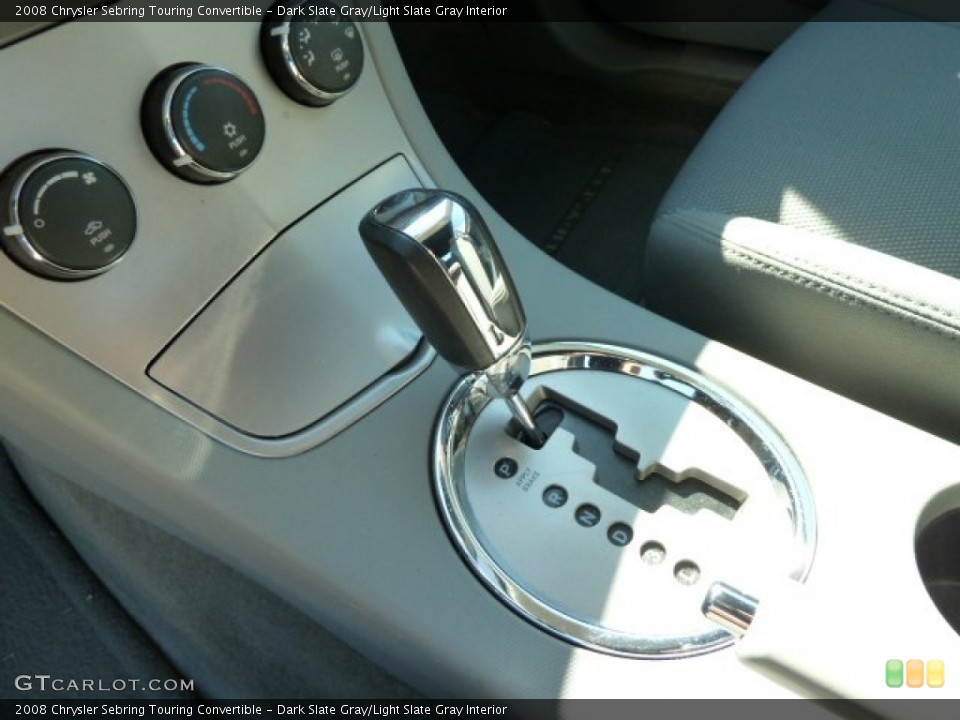 Dark Slate Gray/Light Slate Gray Interior Transmission for the 2008 Chrysler Sebring Touring Convertible #53743692