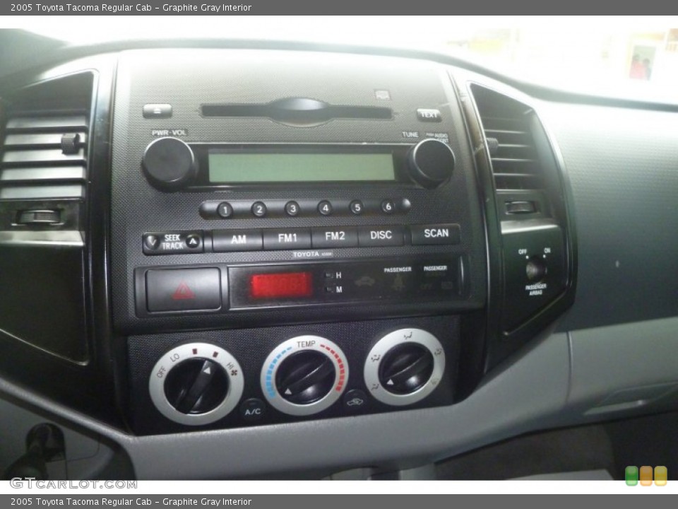 Graphite Gray Interior Controls for the 2005 Toyota Tacoma Regular Cab #53746233