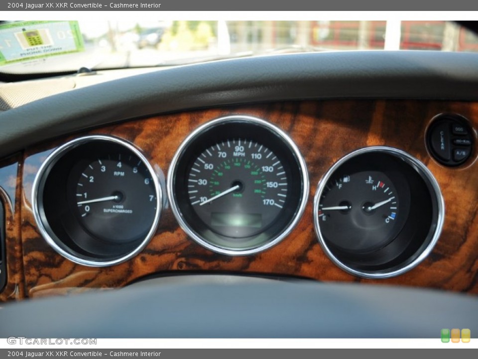 Cashmere Interior Gauges for the 2004 Jaguar XK XKR Convertible #53748075