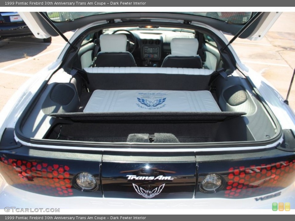 Dark Pewter Interior Trunk for the 1999 Pontiac Firebird 30th Anniversary Trans Am Coupe #53748441