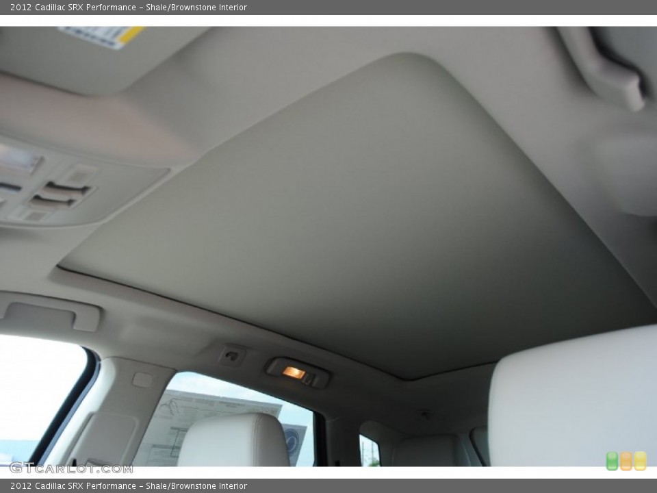 Shale/Brownstone Interior Sunroof for the 2012 Cadillac SRX Performance #53748798