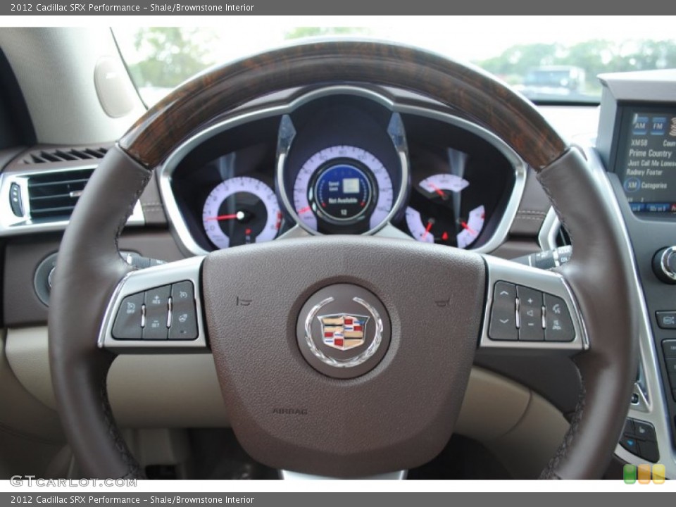 Shale/Brownstone Interior Steering Wheel for the 2012 Cadillac SRX Performance #53748825