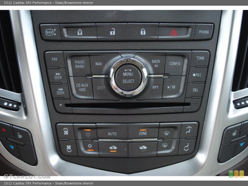 Shale/Brownstone Interior Controls for the 2012 Cadillac SRX Performance #53748837