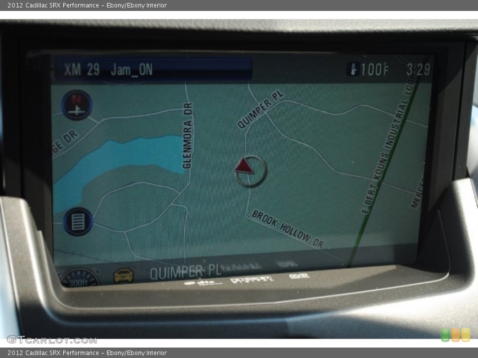 Ebony/Ebony Interior Navigation for the 2012 Cadillac SRX Performance #53749074
