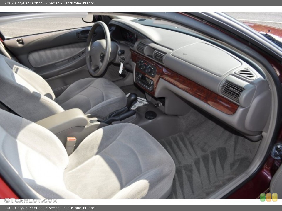 Sandstone Interior Photo for the 2002 Chrysler Sebring LX Sedan #53749167