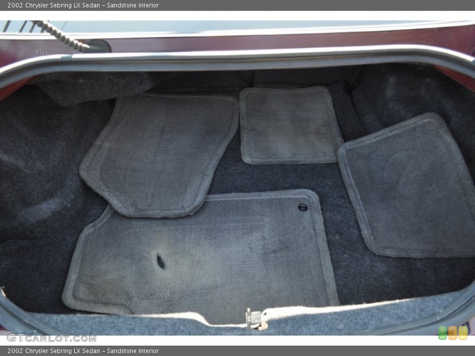 Sandstone Interior Trunk for the 2002 Chrysler Sebring LX Sedan #53749173