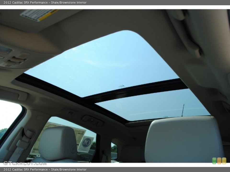 Shale/Brownstone Interior Sunroof for the 2012 Cadillac SRX Performance #53749248