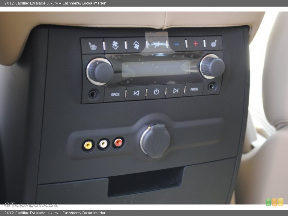 Cashmere/Cocoa Interior Controls for the 2012 Cadillac Escalade Luxury #53749395