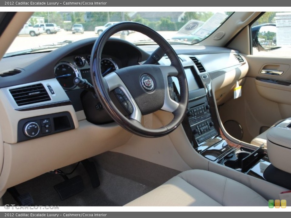 Cashmere/Cocoa Interior Dashboard for the 2012 Cadillac Escalade Luxury #53749926