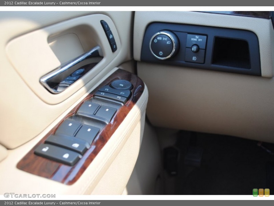 Cashmere/Cocoa Interior Controls for the 2012 Cadillac Escalade Luxury #53749950