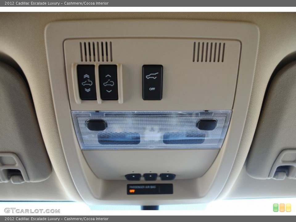 Cashmere/Cocoa Interior Controls for the 2012 Cadillac Escalade Luxury #53749980