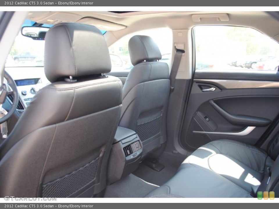 Ebony/Ebony Interior Photo for the 2012 Cadillac CTS 3.0 Sedan #53750196