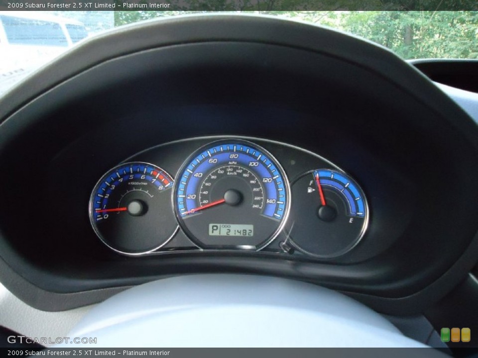 Platinum Interior Gauges for the 2009 Subaru Forester 2.5 XT Limited #53752725
