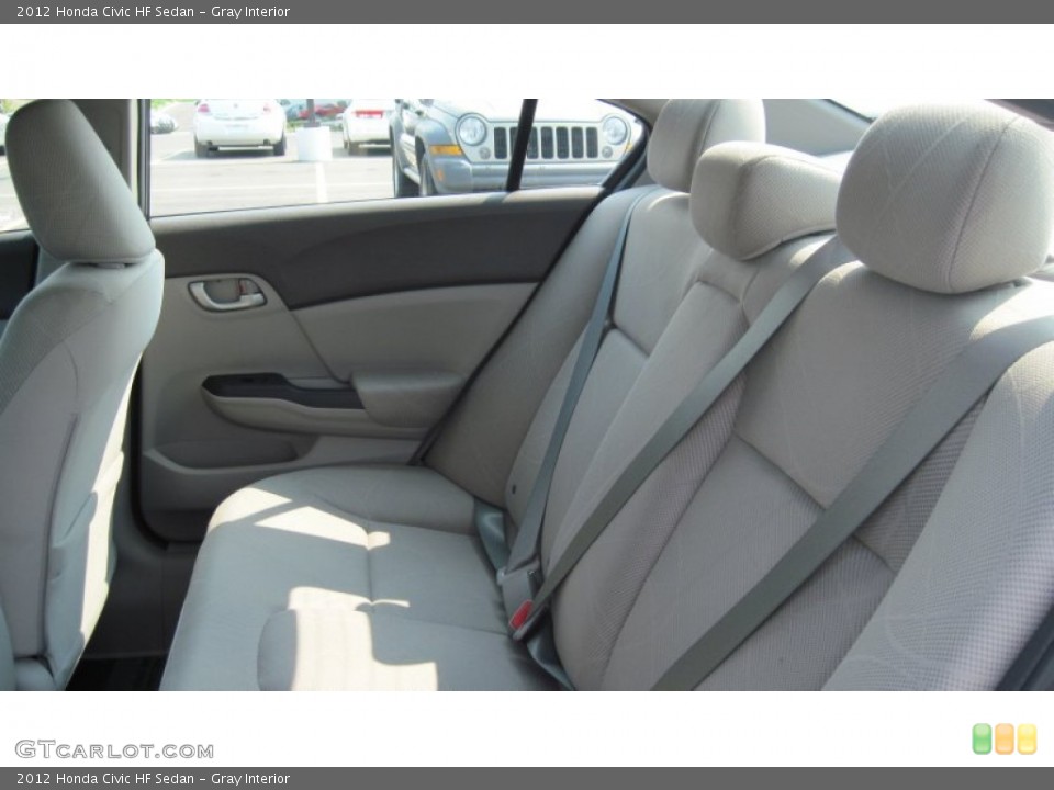 Gray Interior Photo for the 2012 Honda Civic HF Sedan #53753466