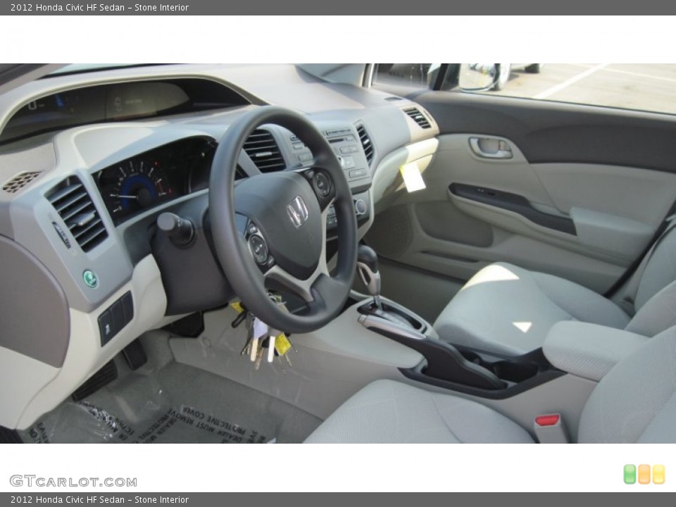 Stone Interior Photo for the 2012 Honda Civic HF Sedan #53753586