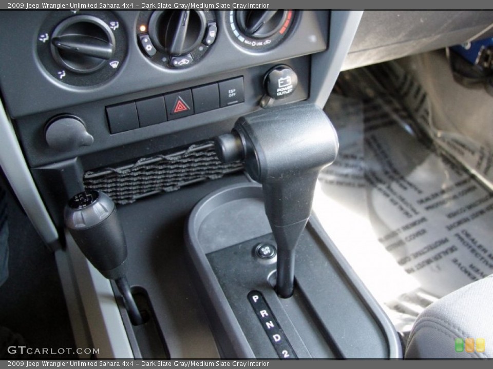 Dark Slate Gray/Medium Slate Gray Interior Transmission for the 2009 Jeep Wrangler Unlimited Sahara 4x4 #53755305