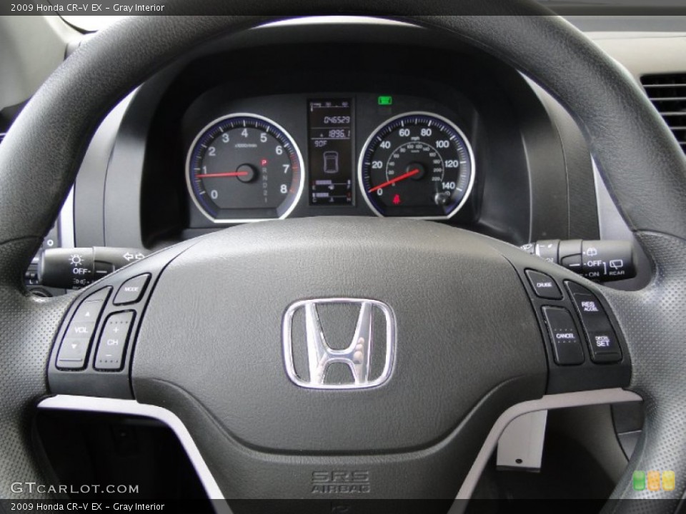 Gray Interior Steering Wheel for the 2009 Honda CR-V EX #53755785