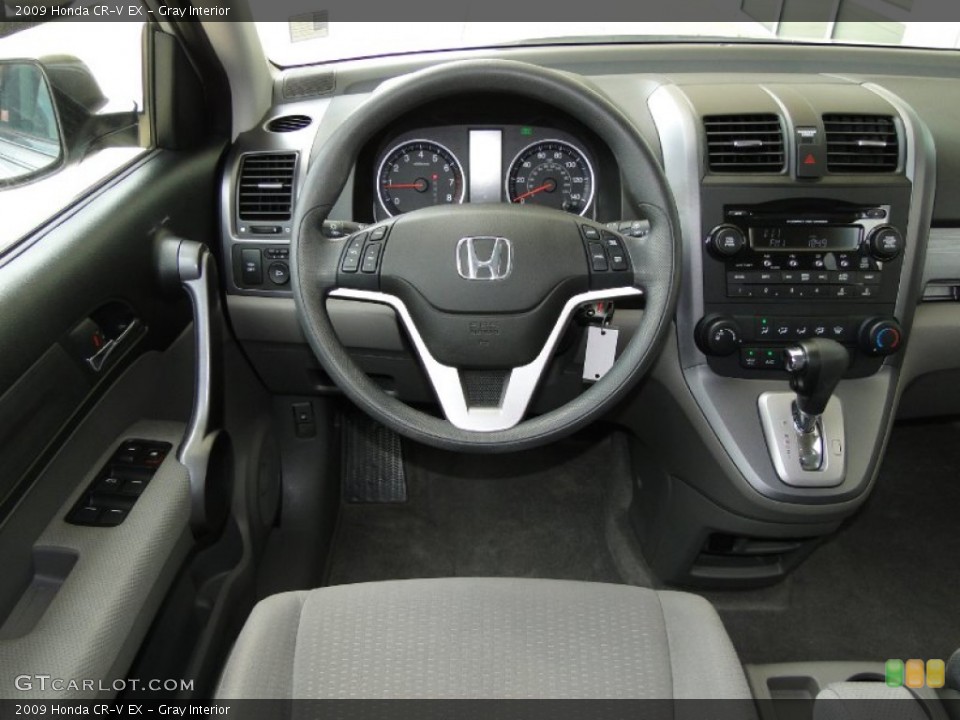 Gray Interior Dashboard for the 2009 Honda CR-V EX #53755806