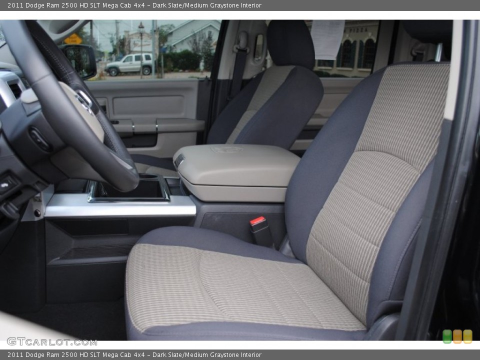 Dark Slate/Medium Graystone Interior Photo for the 2011 Dodge Ram 2500 HD SLT Mega Cab 4x4 #53756681