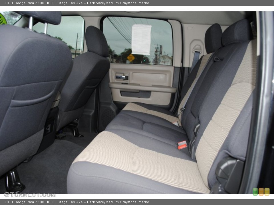 Dark Slate/Medium Graystone Interior Photo for the 2011 Dodge Ram 2500 HD SLT Mega Cab 4x4 #53756702
