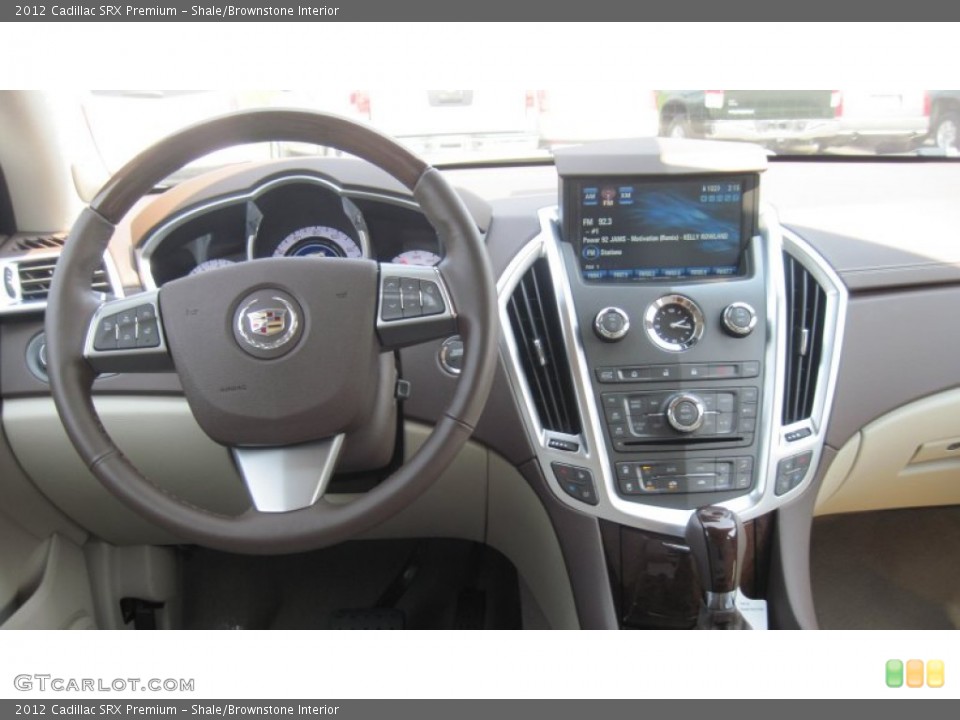 Shale/Brownstone Interior Dashboard for the 2012 Cadillac SRX Premium #53757515