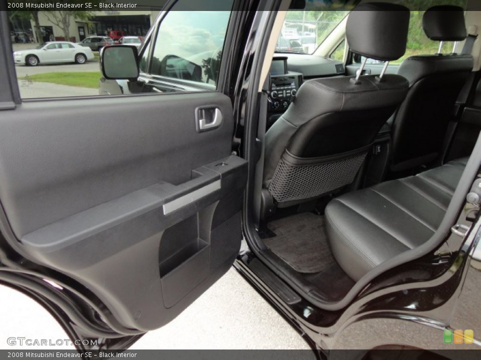 Black Interior Photo for the 2008 Mitsubishi Endeavor SE #53757848