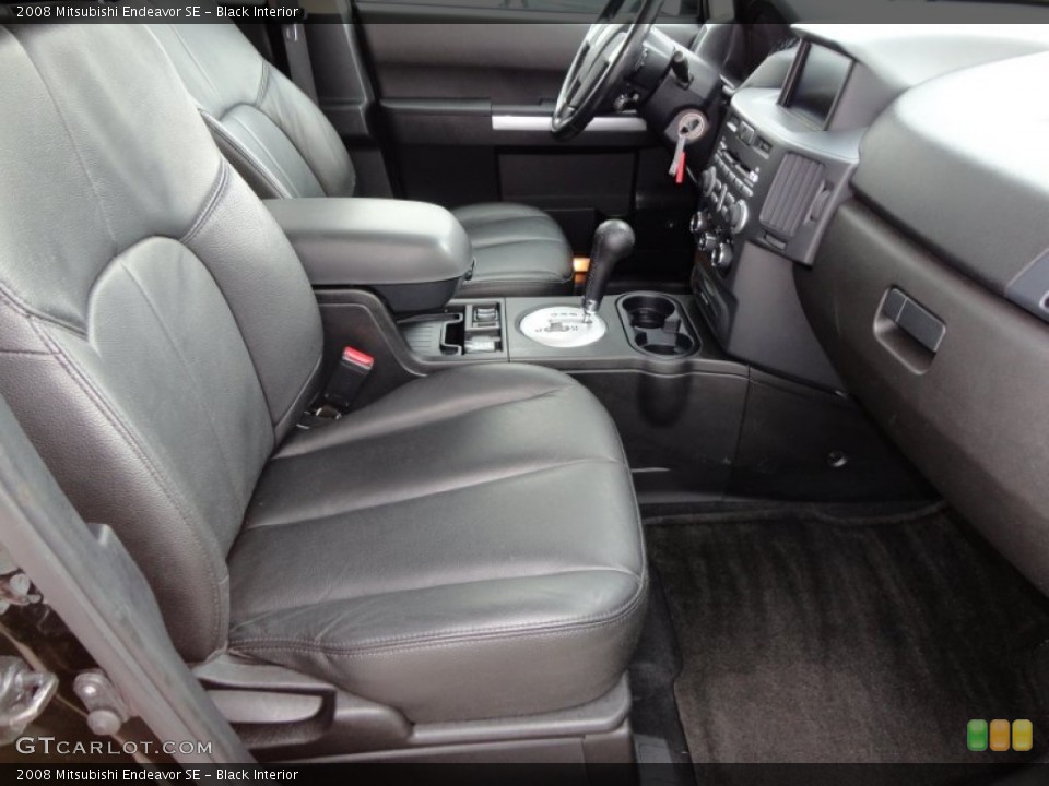 Black Interior Photo for the 2008 Mitsubishi Endeavor SE #53757917